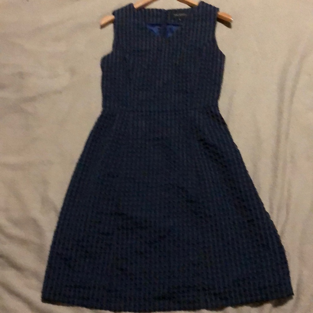TODAY ONLY: TALBOT Japan blue knee length textured dress - Size 0 or XS